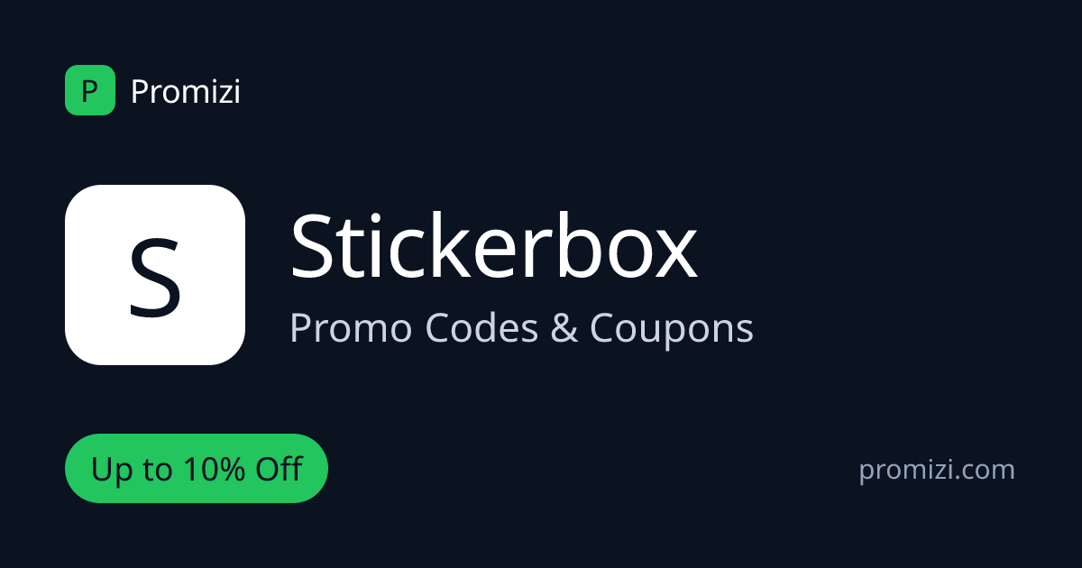 Stickerbox Promo Code – 10% Off (1 Active Code) | Oct 2026